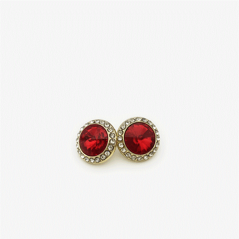Sparkling Crystal & Rhinestone Metal Shank Buttons – 24-Pack