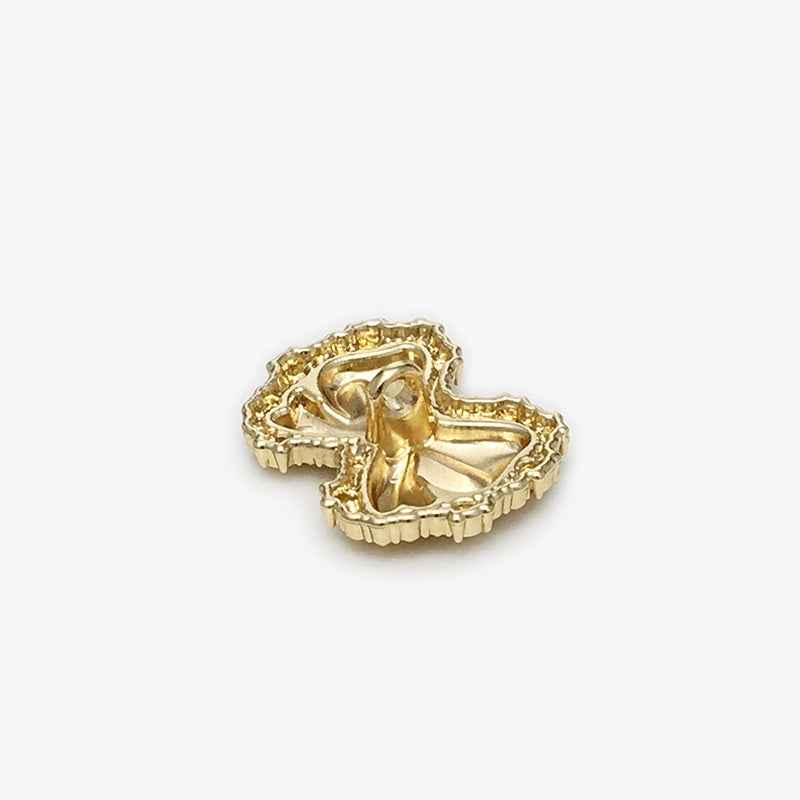 18mm/23mm Gold Bow Metal Shank Buttons 20pcs
