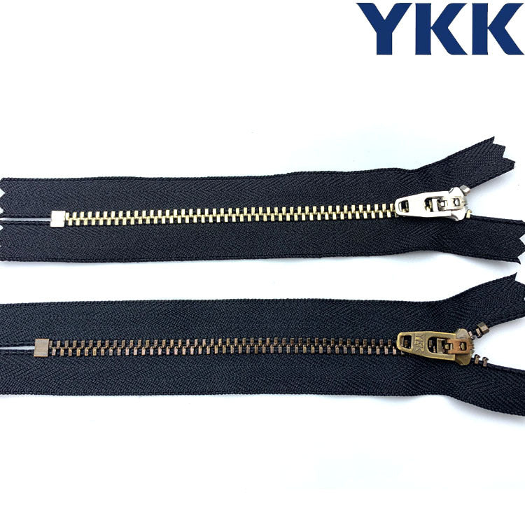 Fermoare metalice YKK cu capăt închis de 13cm/14cm/15cm pentru blugi
