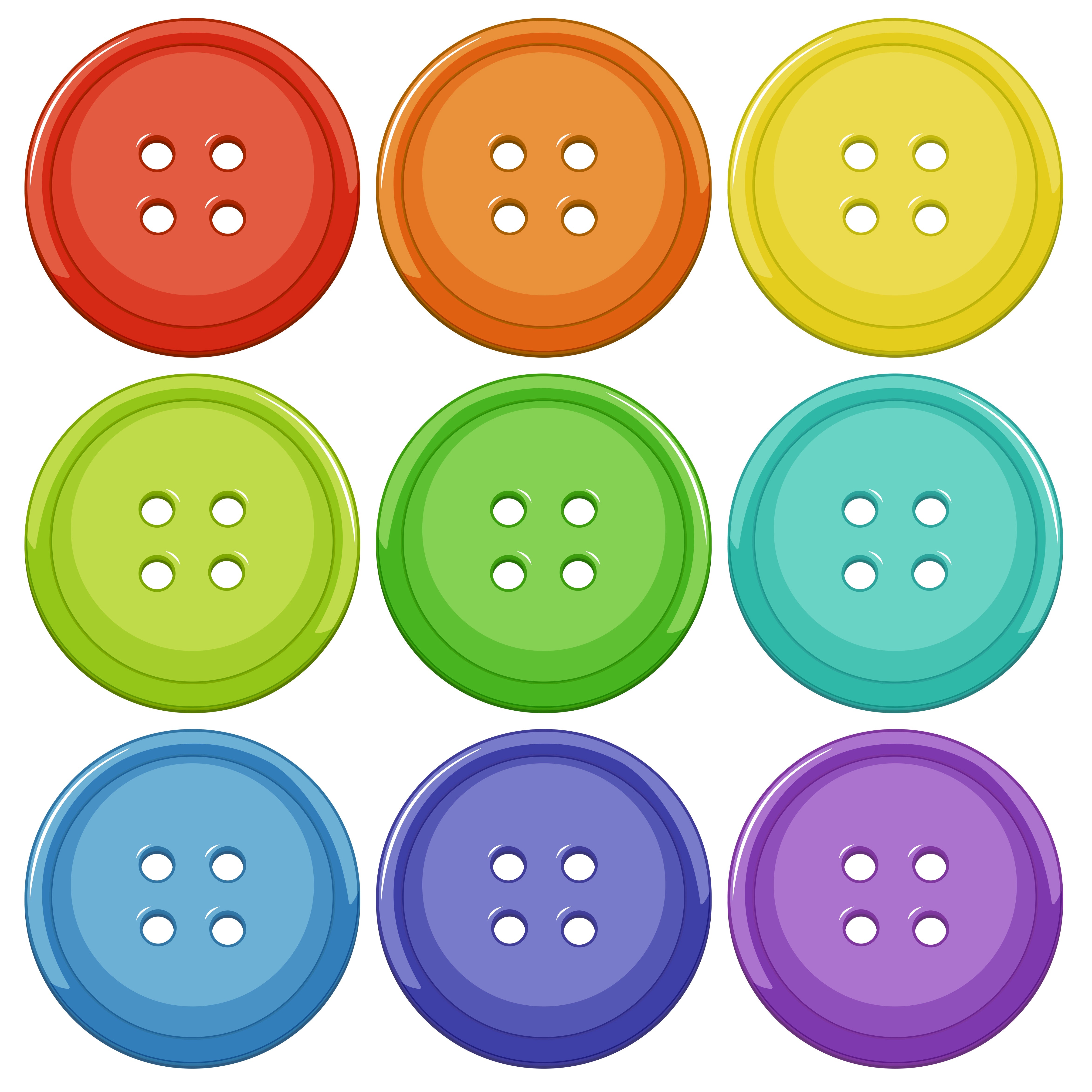 The Psychology of Button Colors in High-End Fashion - Lots of Buttons
