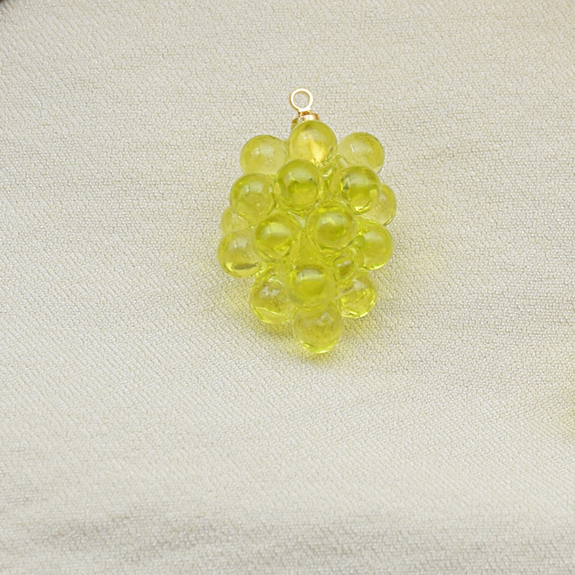 10pcs 3D Resin Grape Charms for Jewelry Making Bracelets Necklace