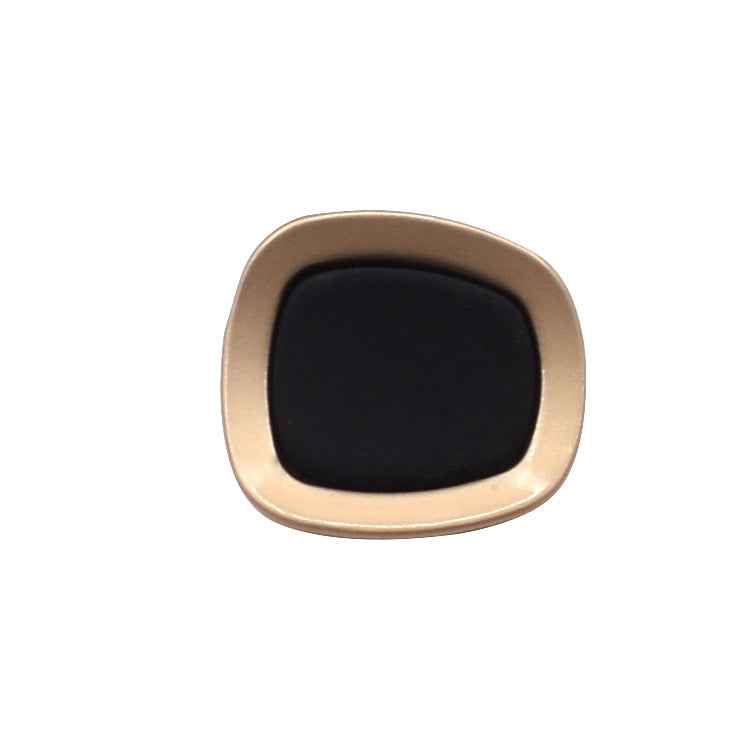 18/21/25mm Square Concave Colored Metal Shank Buttons 12PCS