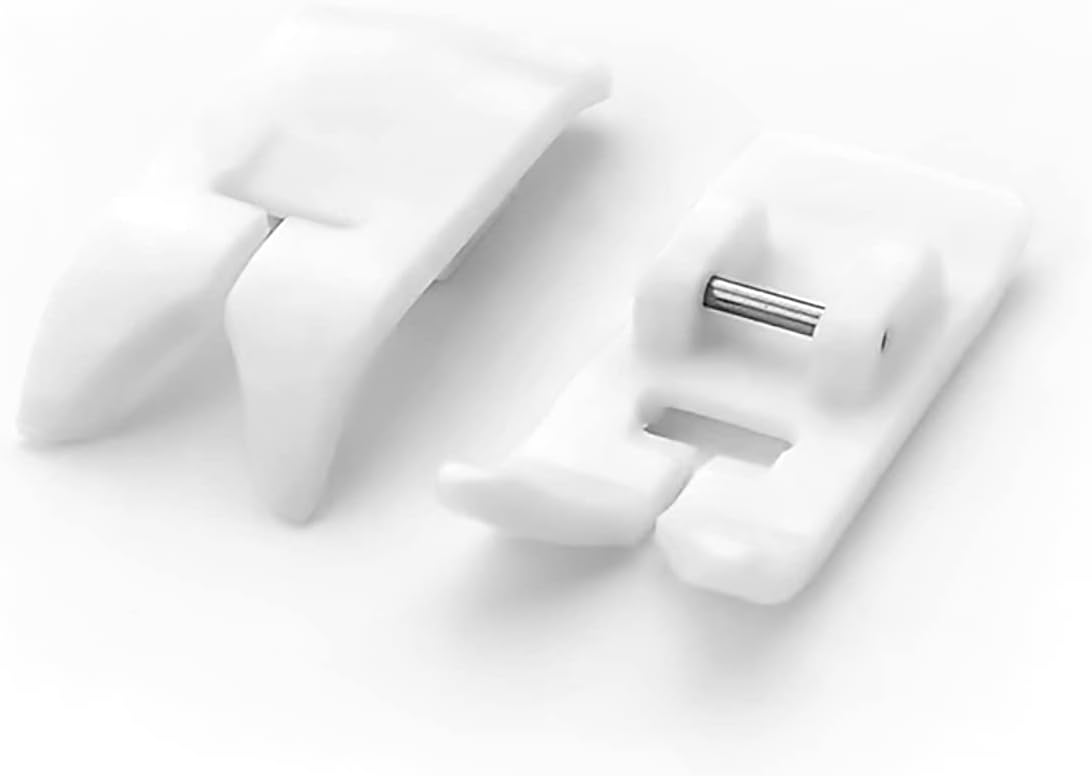 4 Pack Roller and Non-Stick Zigzag Teflon Sewing Machine Presser Foot