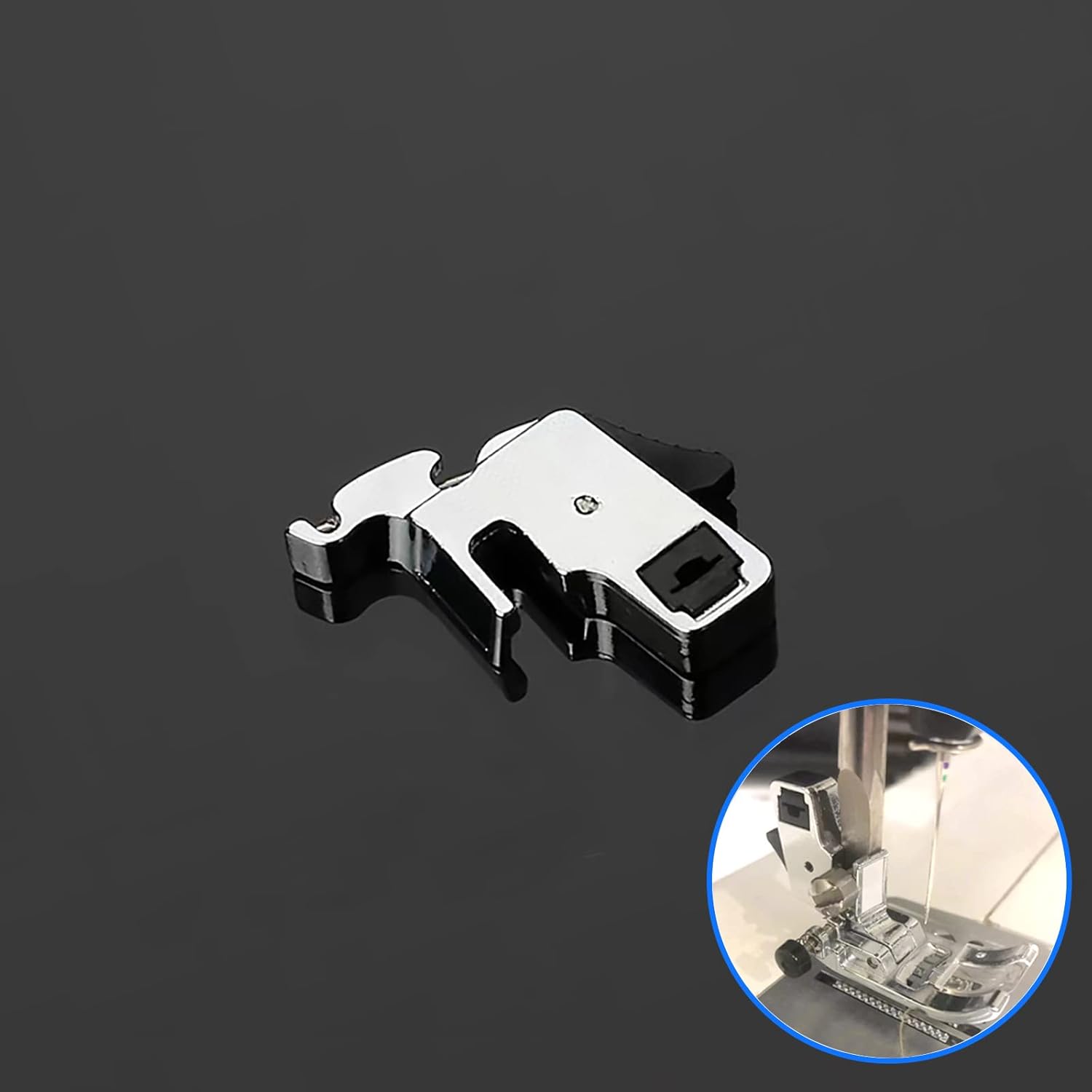 2pcs Snap On Low Shank Adapter Presser Foot Holder
