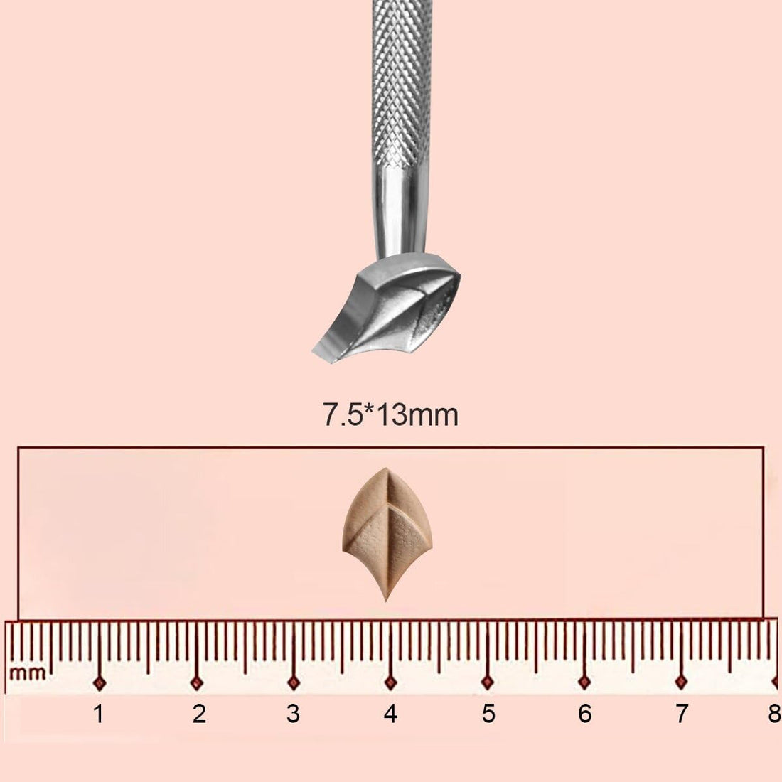 Leather Craft Stamping Tool,Dragon Scale with 304 Stainless Steel L213