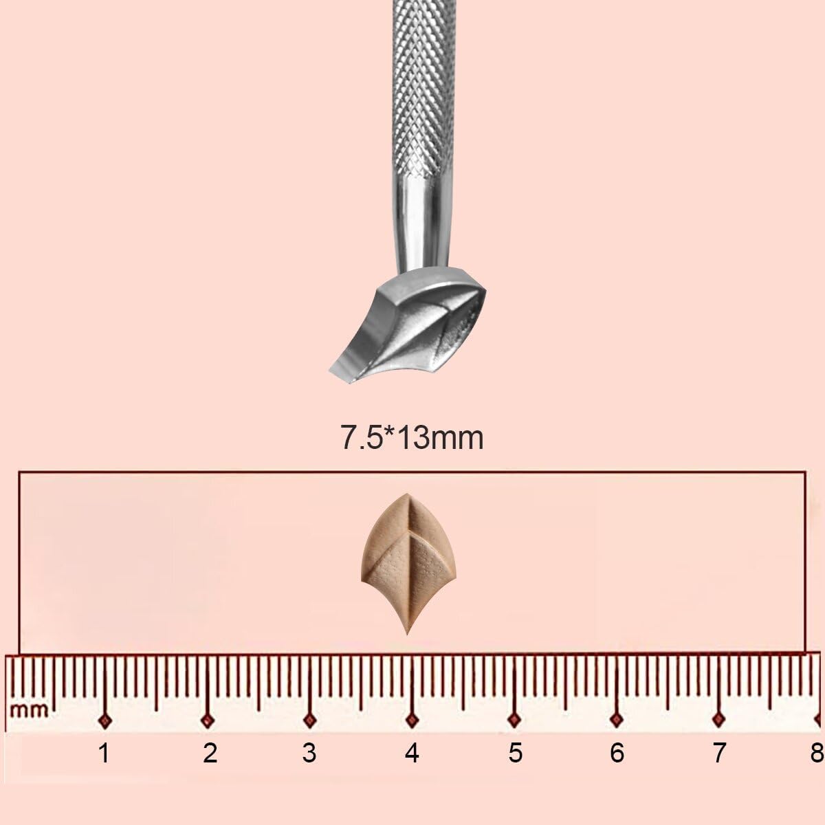 Leather Craft Stamping Tool,Dragon Scale with 304 Stainless Steel L213