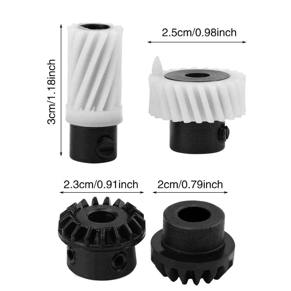 4Pcs Machine Drive Shaft Plastic Hook Drive Gear Kit
