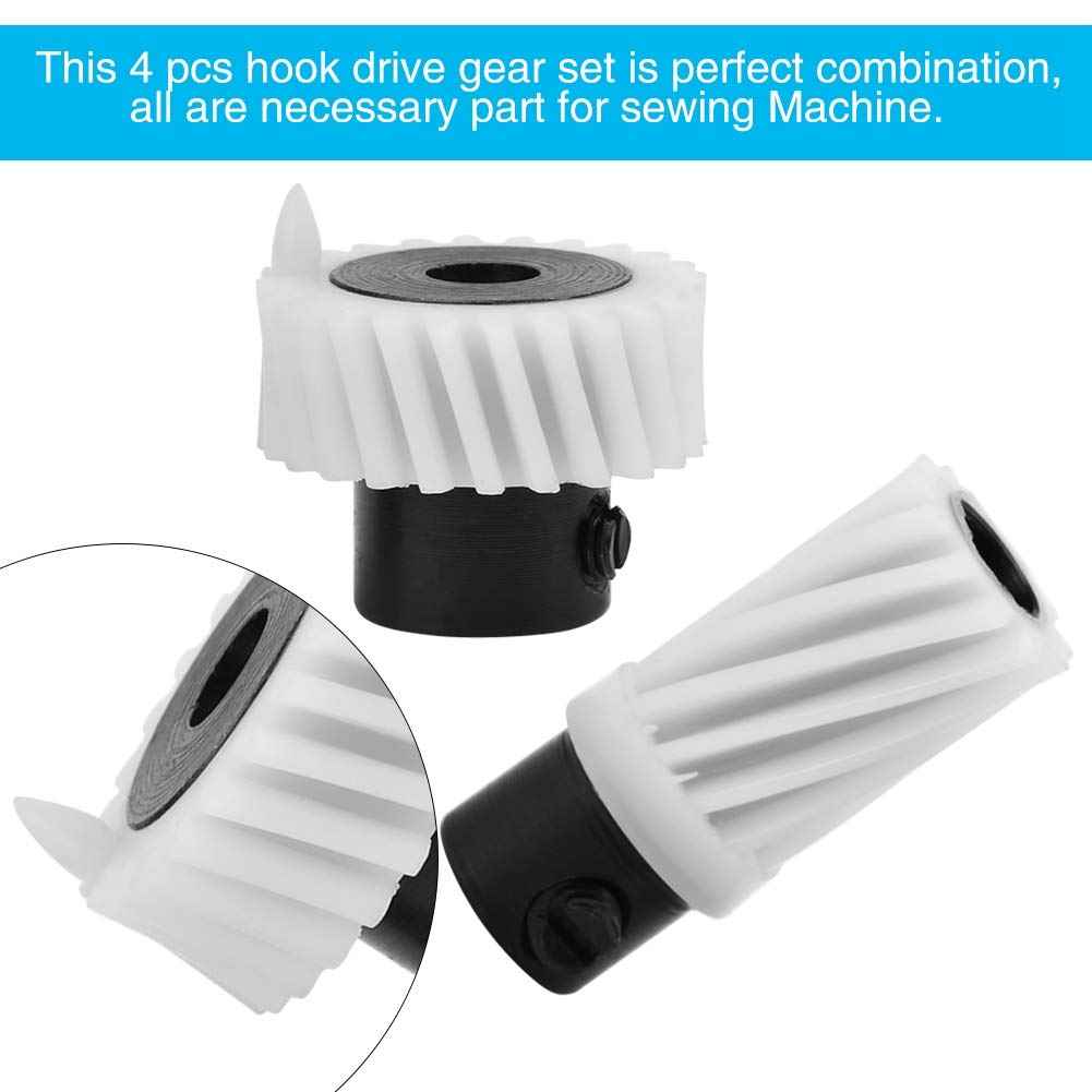 4Pcs Machine Drive Shaft Plastic Hook Drive Gear Kit