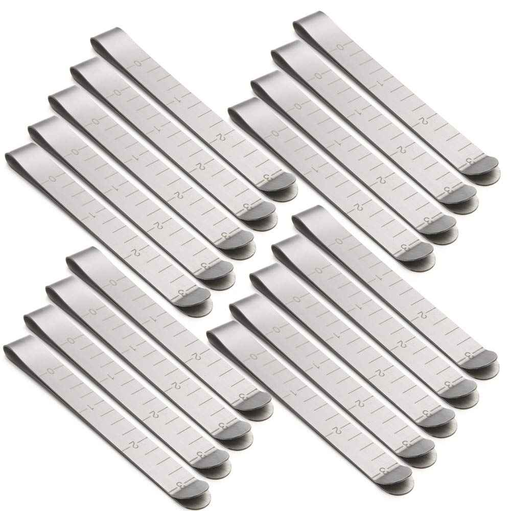 20PCS Stainless Steel Hemming Clips 3 Inches Sewing Clips
