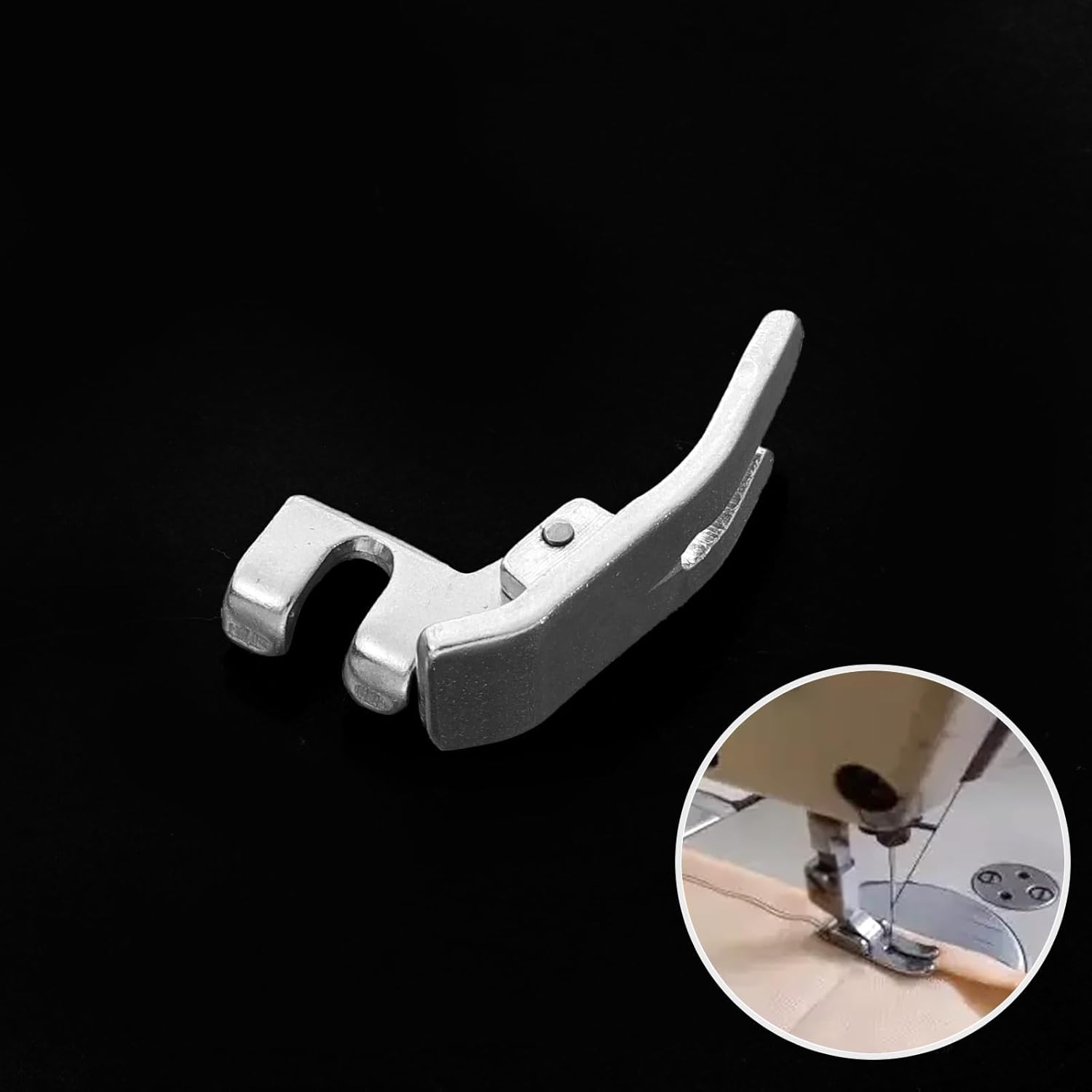 2PCS 10mm (0.4" Wide) Low Shank Straight Stitch Presser Foot