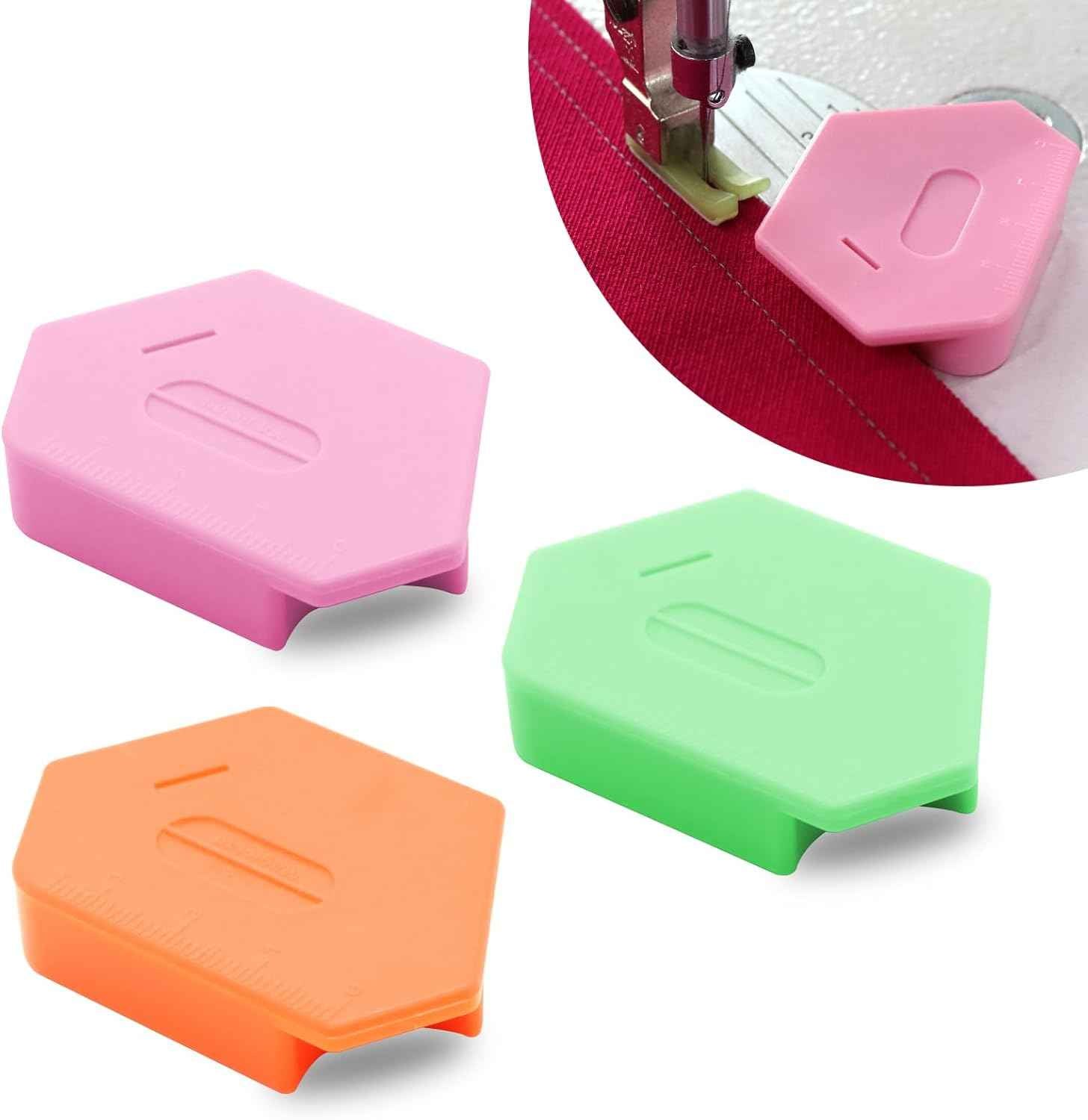 3PCS Magnetic Seam Guide with Scale for Sewing Machine