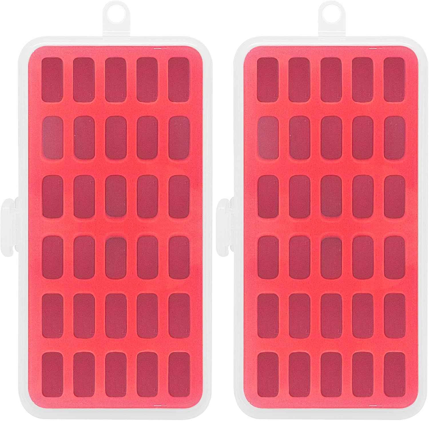 2PCS Plastic Bobbin Storage Case Bobbin Boxes Thread Organizer