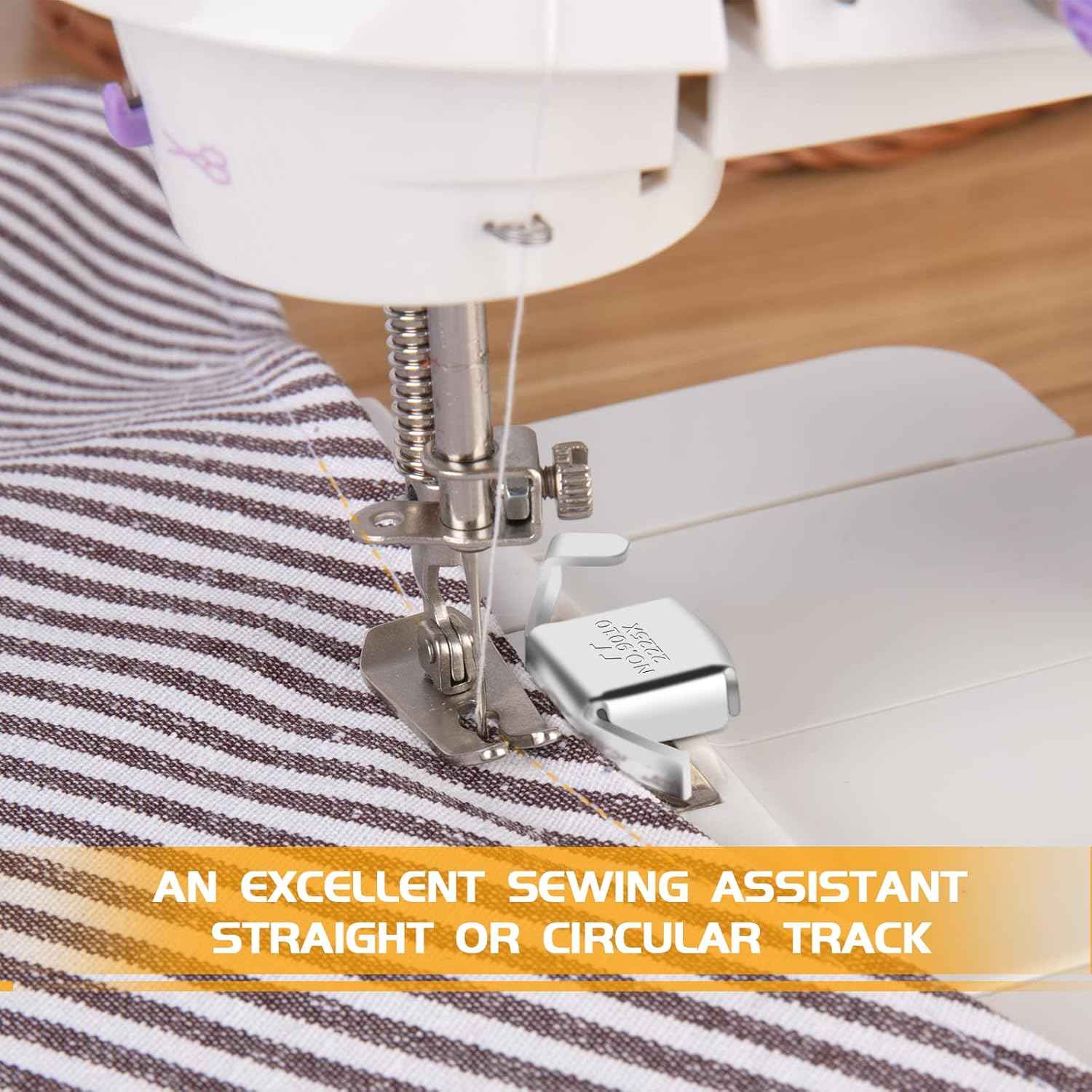 4 Pieces Sewing Magnetic Seam Guide for Sewing Machine