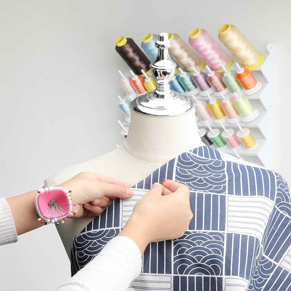 3 Pack Magnetic Wrist Pin Cushion for Sewing Pins