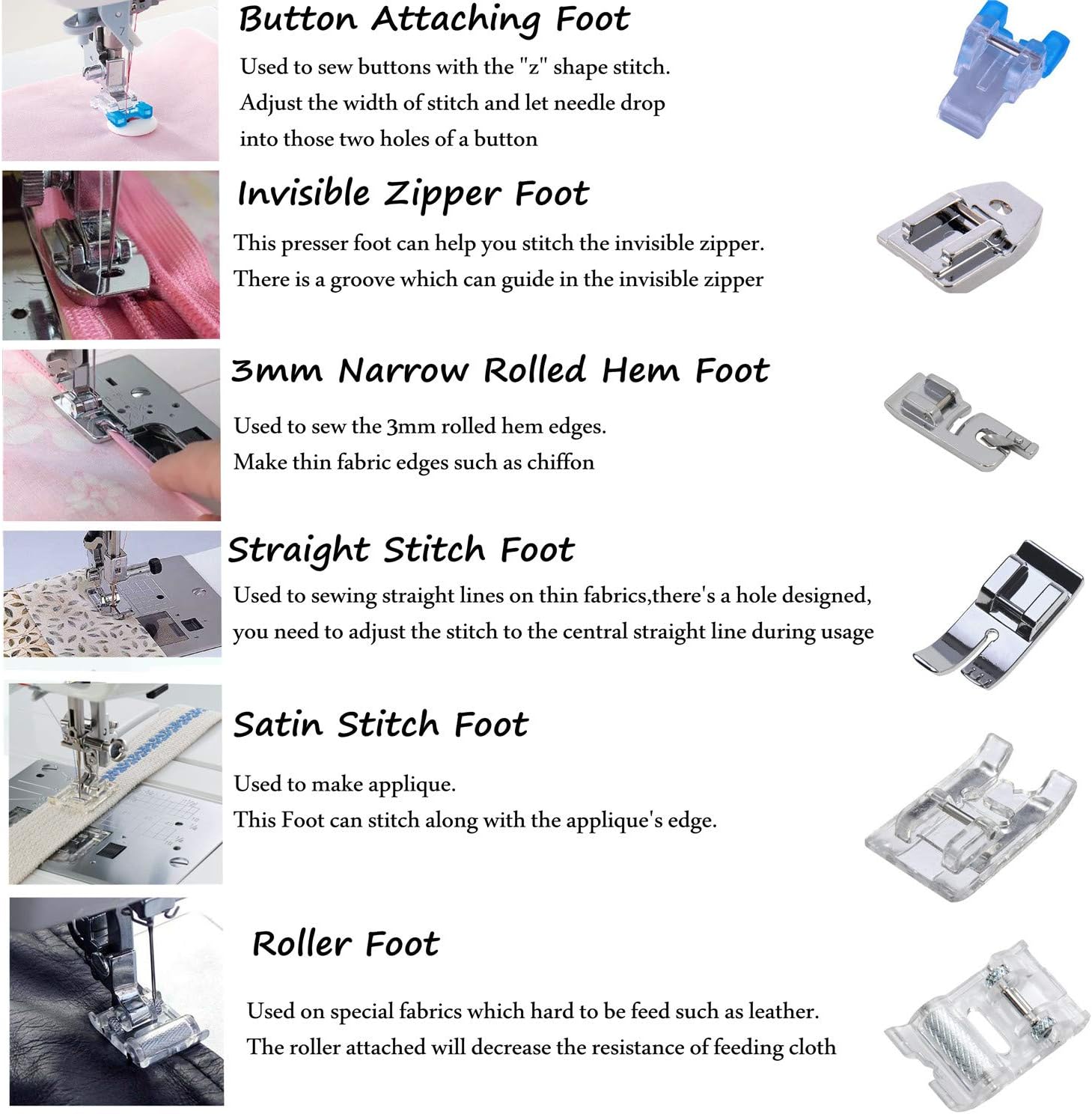 Presser Feet Multifunctional Kit 11  Snap On Sewing Machine