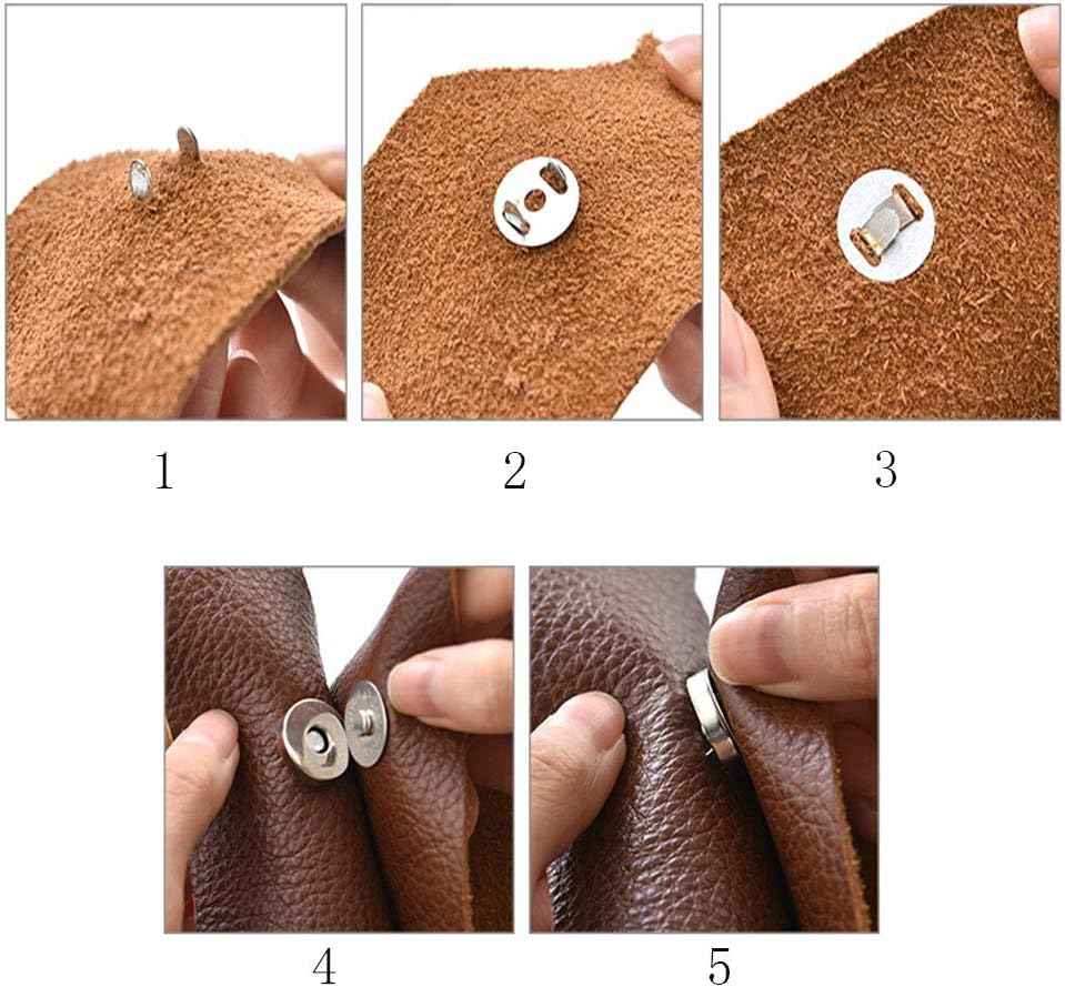18MM Magnetic Snap Button Fastener Clasps for Sewing 40 Sets