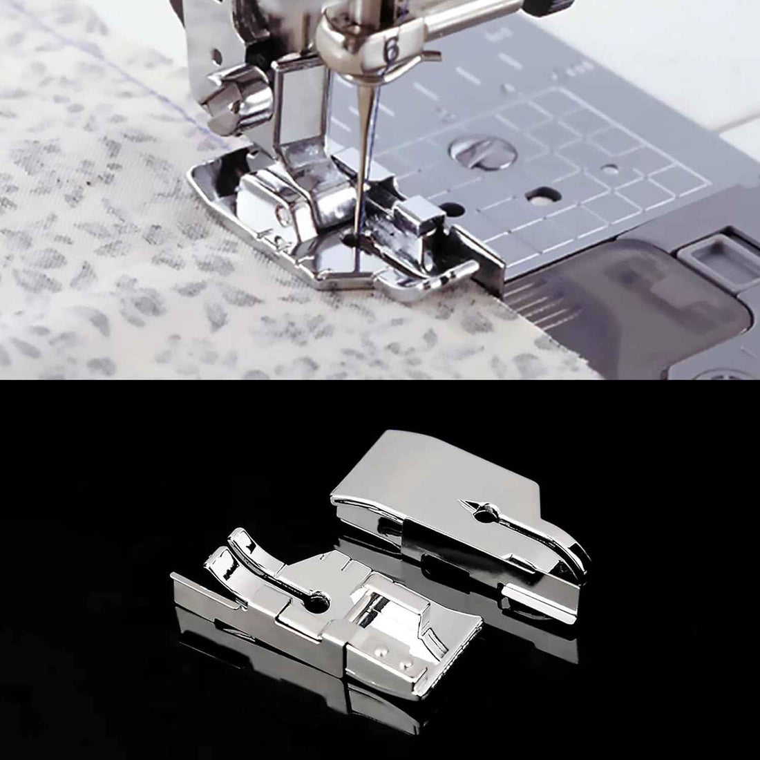 4 Pieces 1/4" (Quarter Inch) Sewing Machine Presser Foot