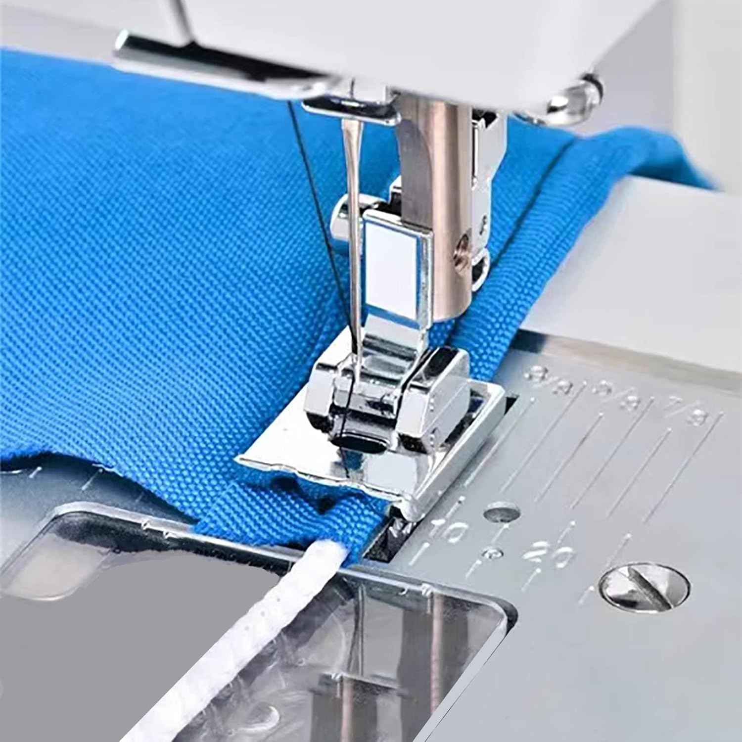 2PCS Piping Sewing Machine Presser Foot for Low Shank Snap-On Singer