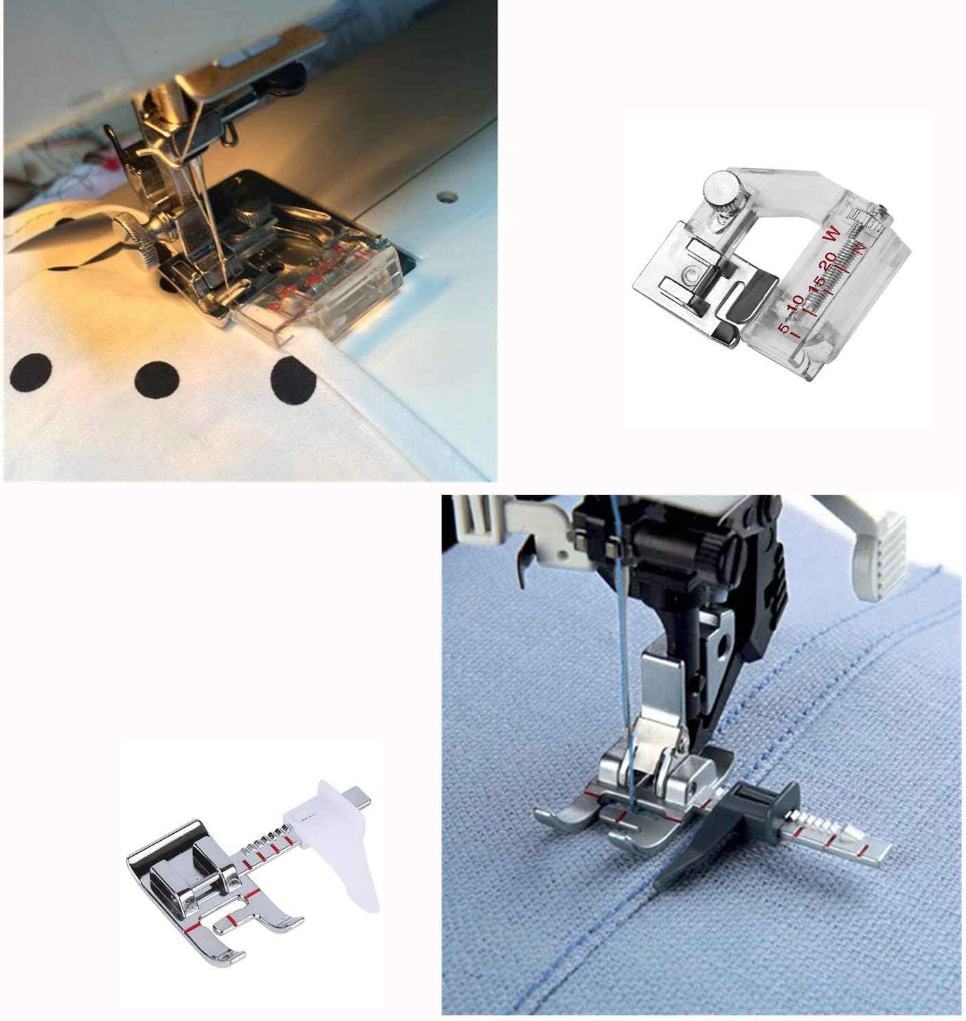 Sewing Hemming Set 6Pcs Wide Narrow Rolled Hem Presser Feet
