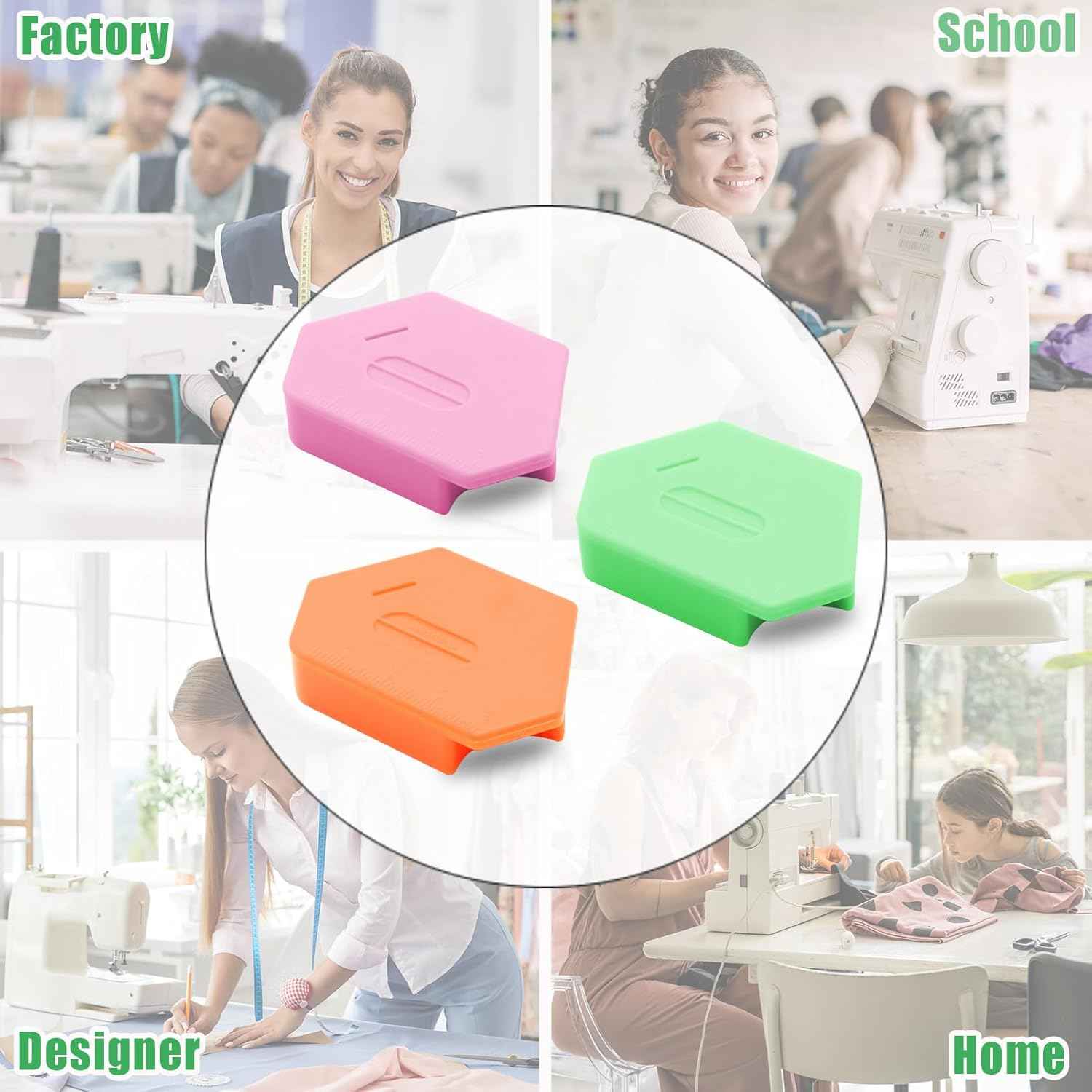 3PCS Magnetic Seam Guide with Scale for Sewing Machine