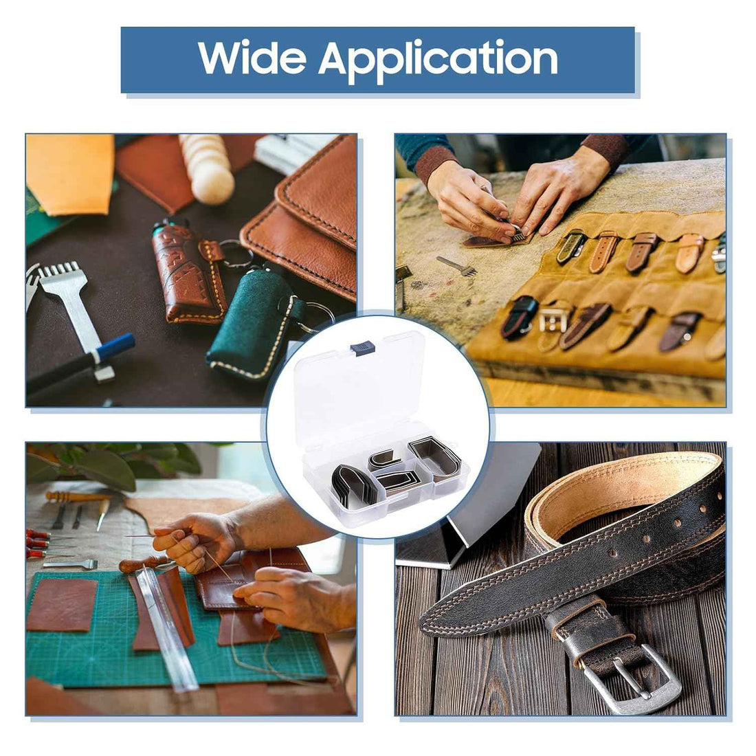18Pcs Universal DIY Leather Craft Embossing Punch Set Kit