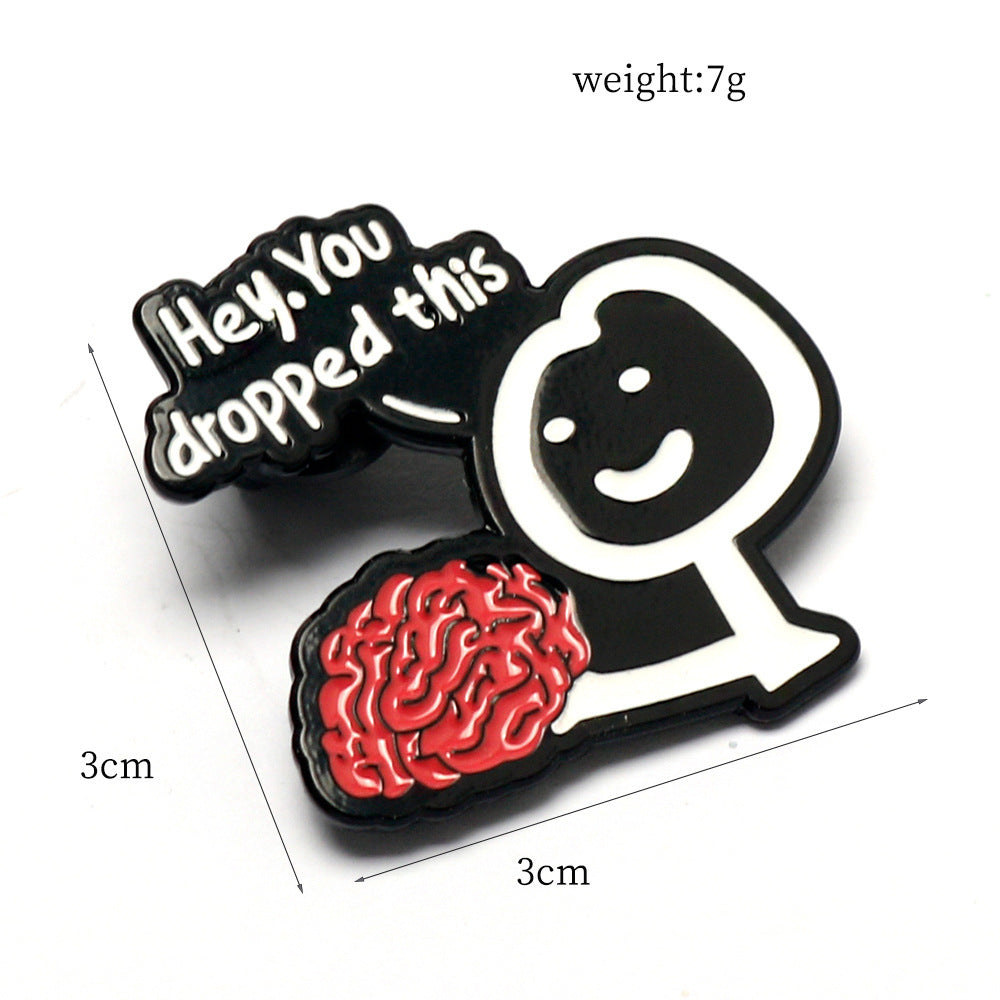 Pin de Broche Cerebro Creativo 3 Pack