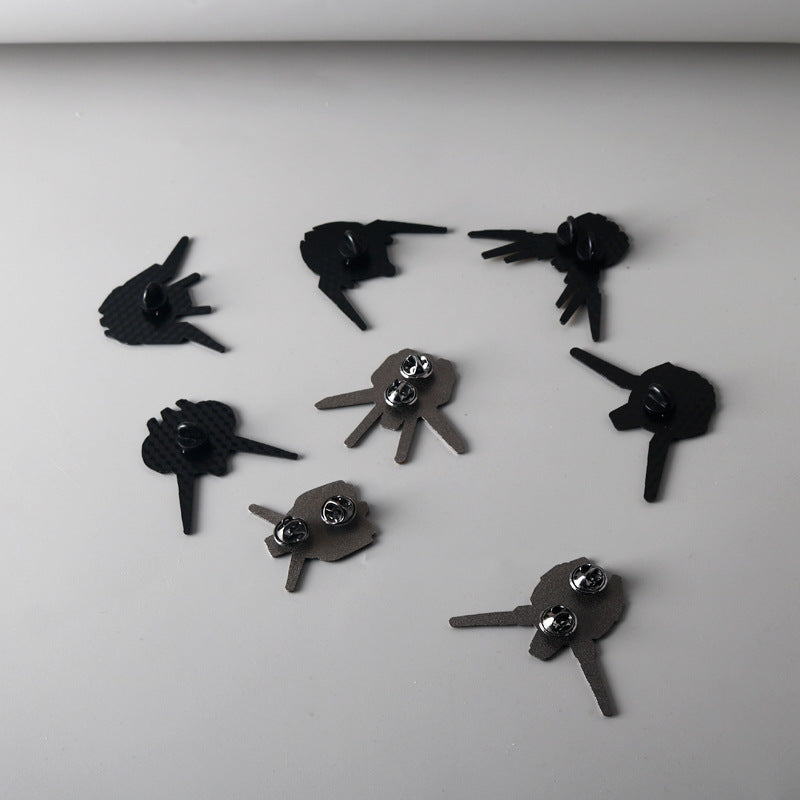 Conjunto de 8 Insignias Metálicas de Anime Gundam