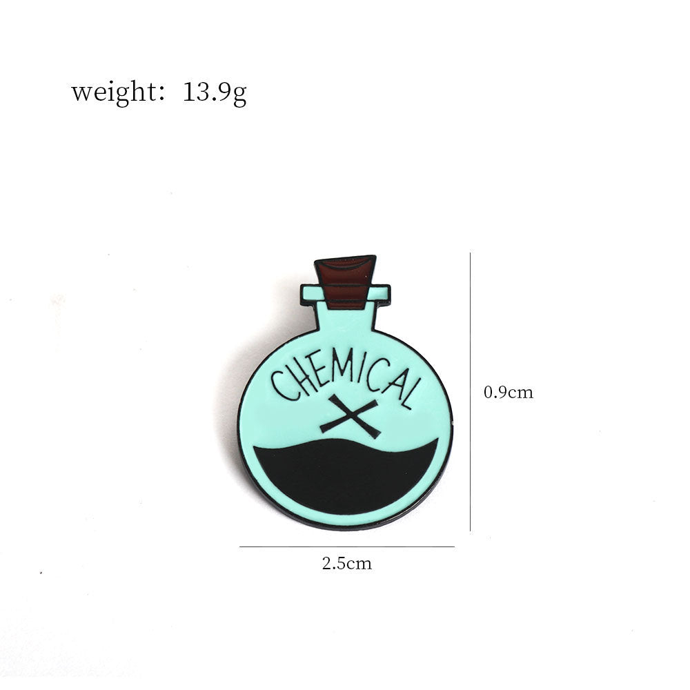 El Pin de Broche Químico X de Las Chicas Superpoderosas 2PCS