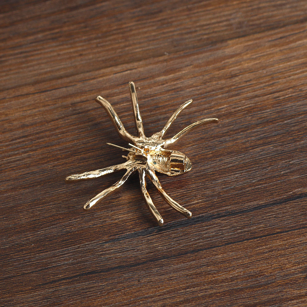 Broche de Araña de Diamante Brillante 2PCS