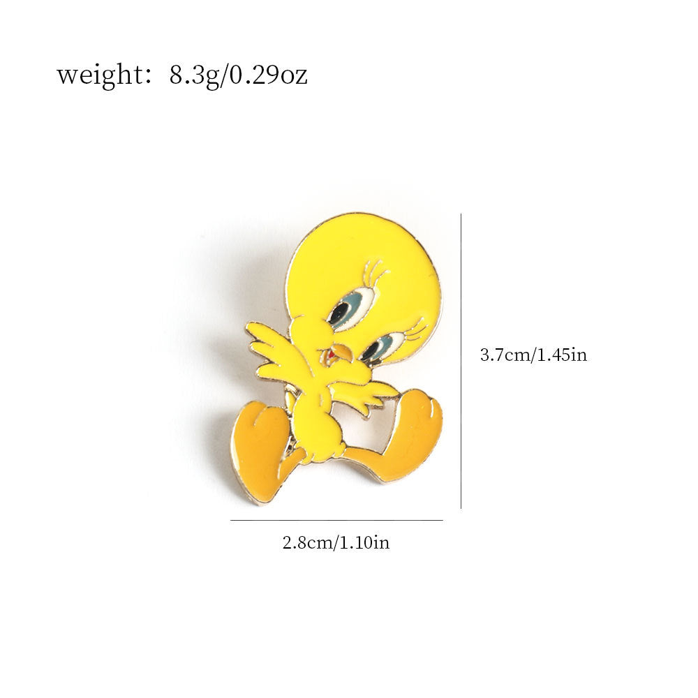 Emblema Metálico Tweety e Sylvester 2PCS