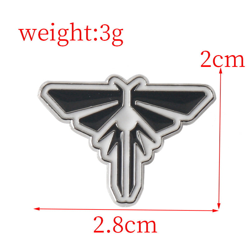 Pin Badge de Infección Etapa 3 Clicker de The Last of Us 3PCS
