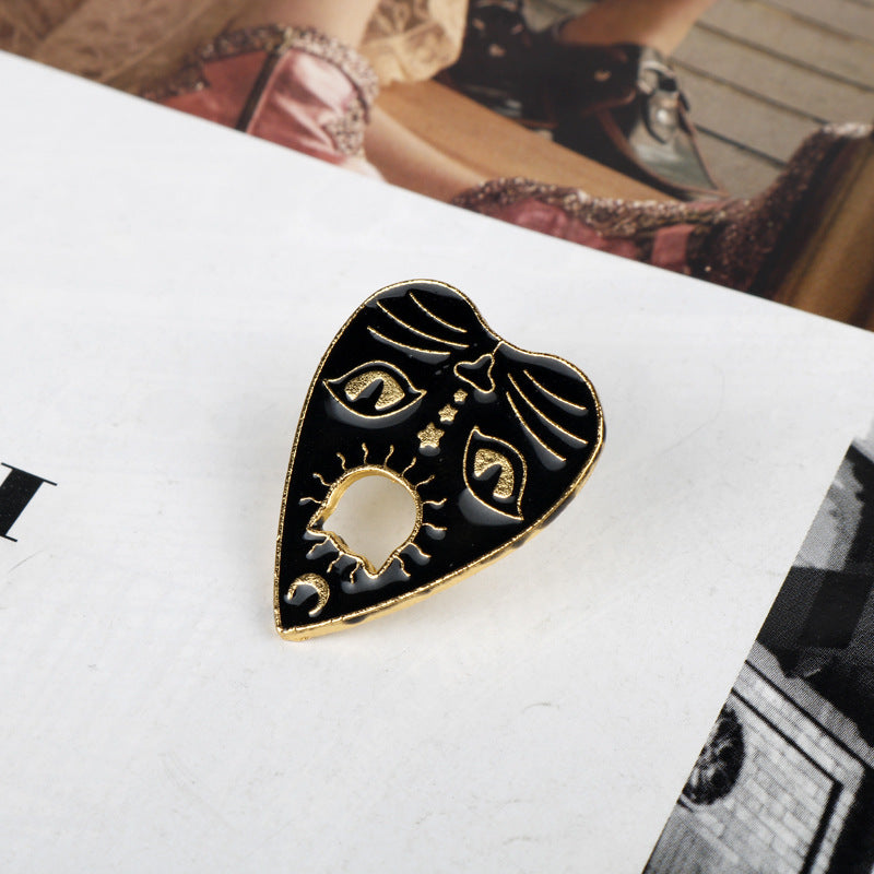 Pin de Aleación de Garra de Gato Bruja de Estilo Punk 4 Pack