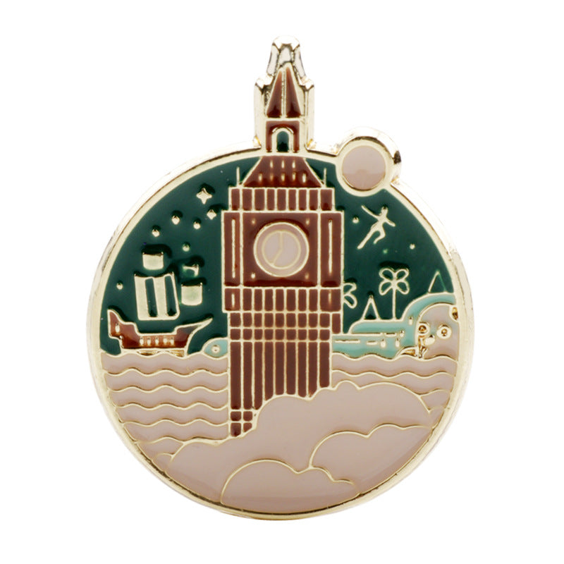 Broche de Aleación de Castillo Náutico 2PCS