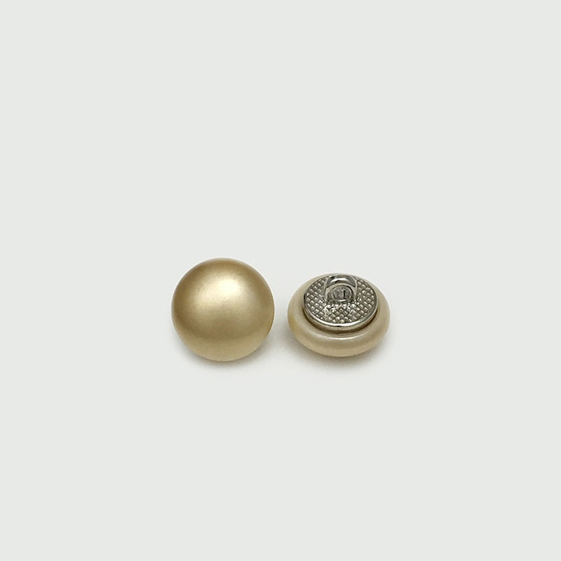 10 mm-es oblate gyöngygombok ezüst hurokkal ingekhez és ruhákhoz, 20 db