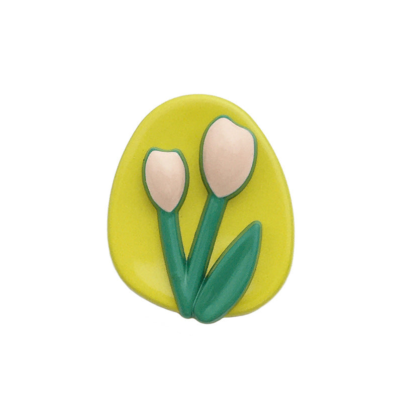 Botões Metálicos Ovais Tulipa de 20mm para Cardigans de Malha - Pacote de 25 (5 Cores)