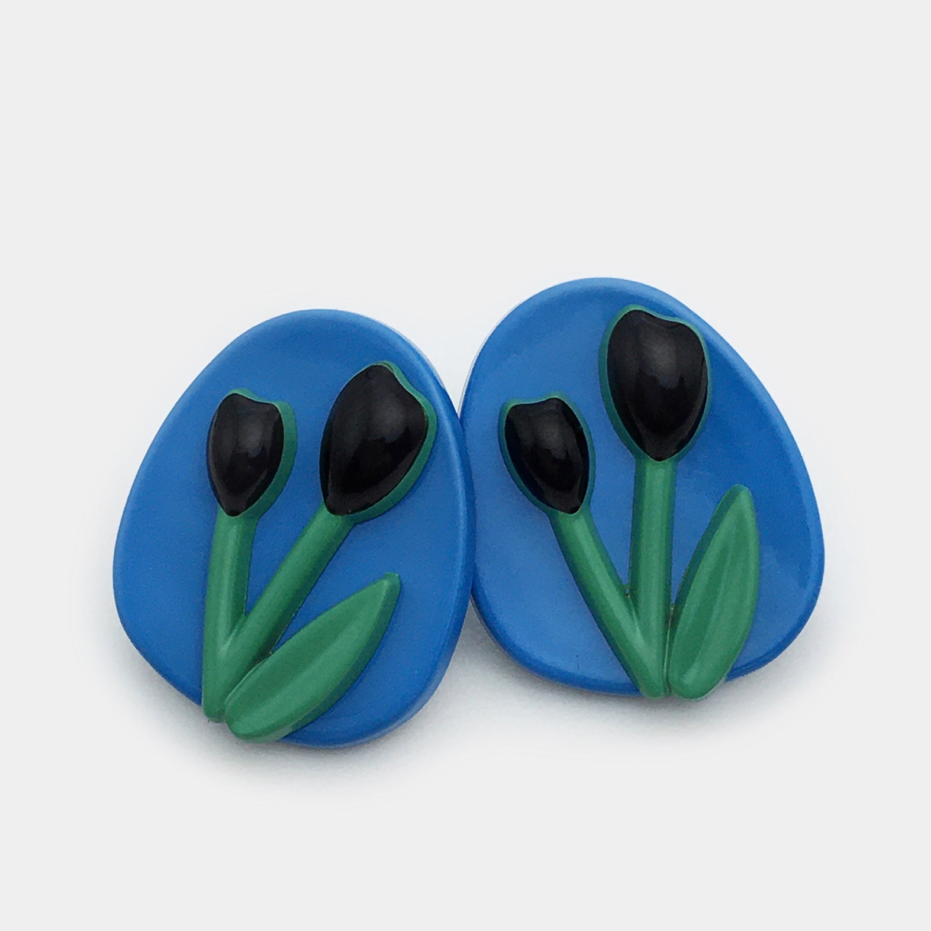 Botões Metálicos Ovais Tulipa de 20mm para Cardigans de Malha - Pacote de 25 (5 Cores)
