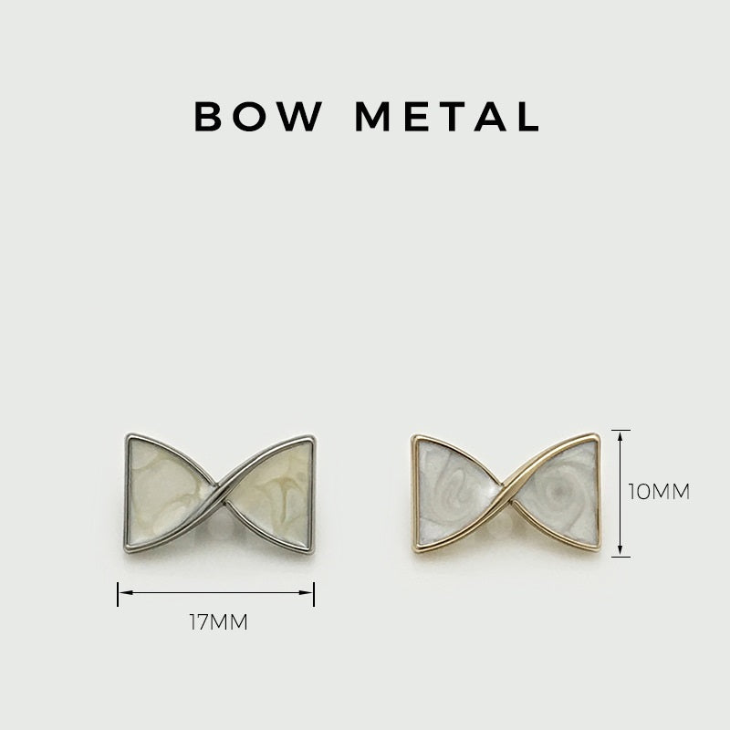 17x10mm Íjcsomó Fém Gomb Fogantyúval 20db