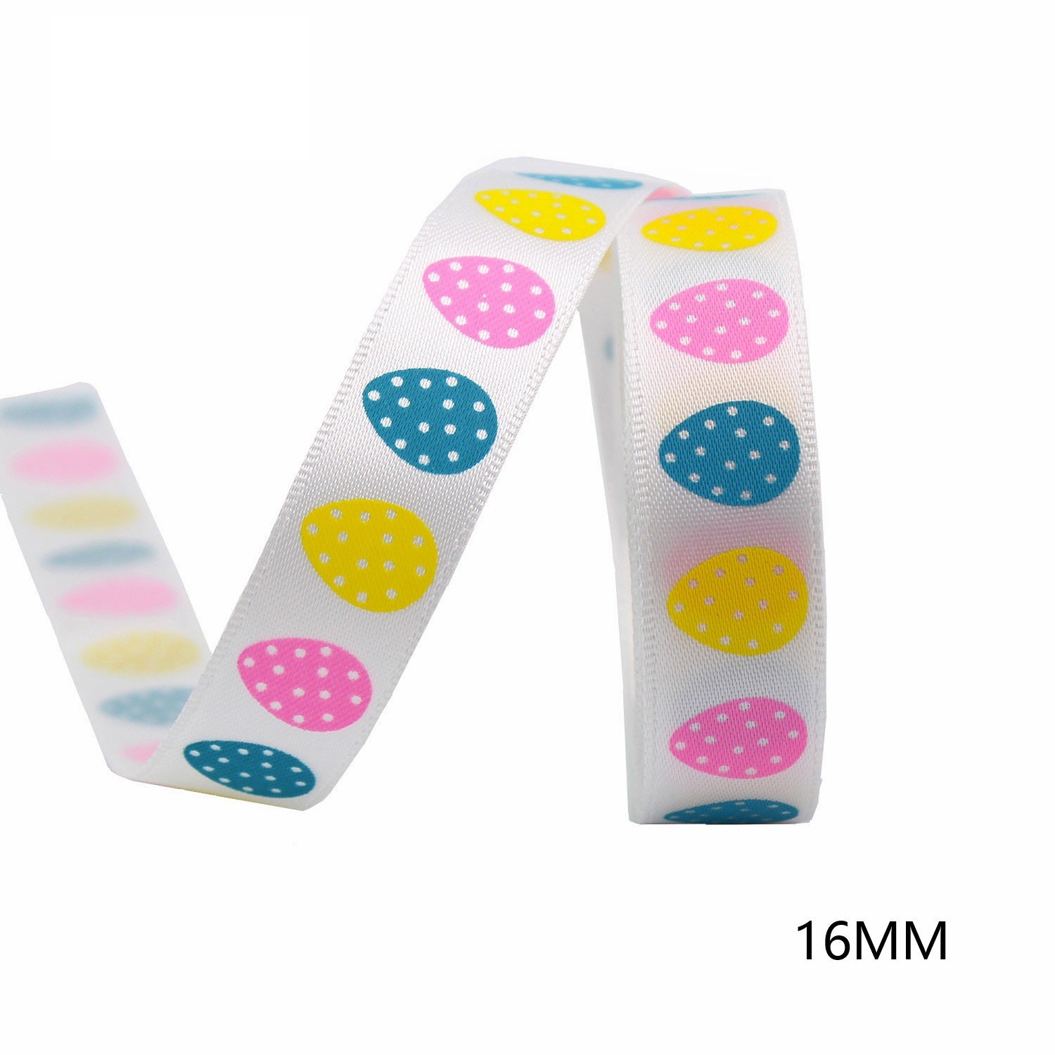 Cintas de embalaje de regalo de Pascua 9mm/16mm Paquete de 10 50 yardas