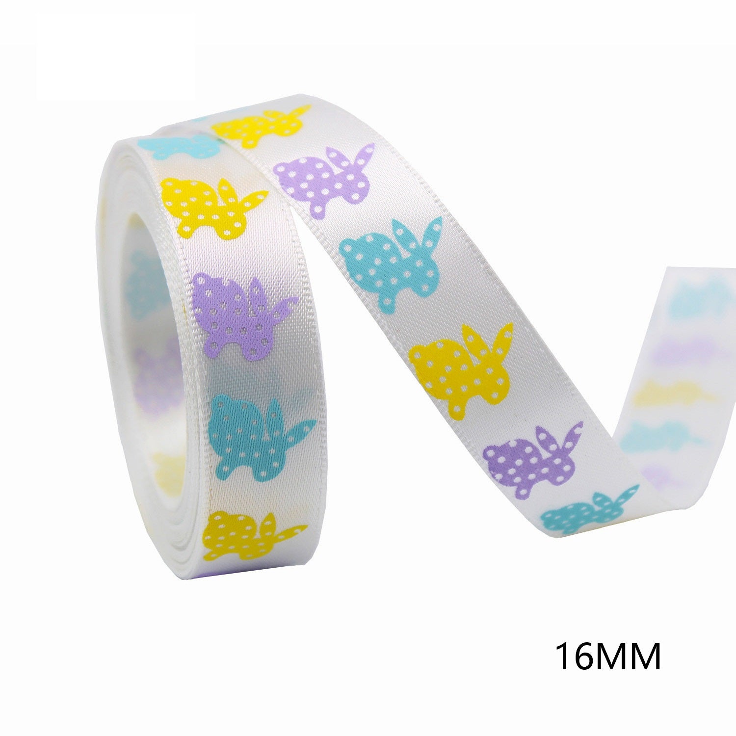 Cintas de embalaje de regalo de Pascua 9mm/16mm Paquete de 10 50 yardas