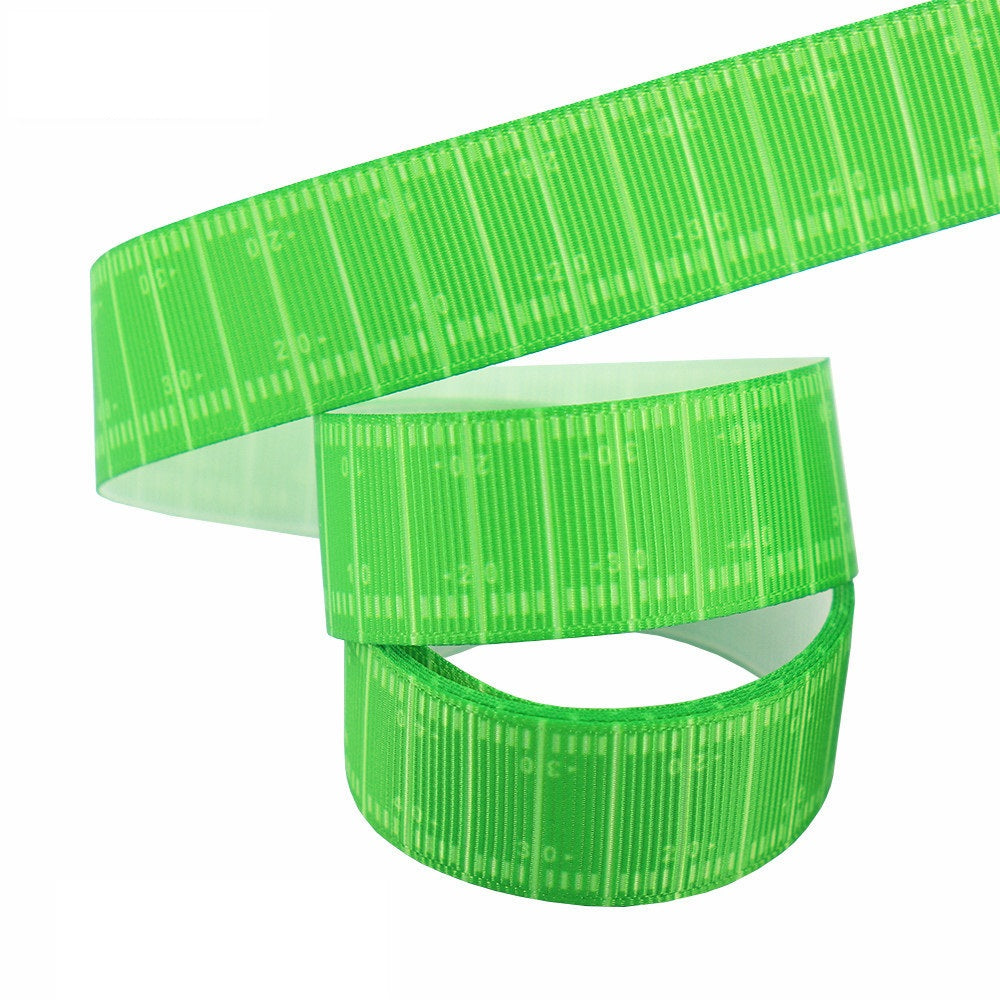 22mm Vihreä Ruskea Jalkapallo Urheilukohtaus Nauha Kankaat 6 Pakkausta