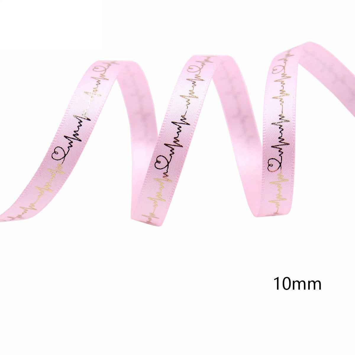 10mm Valentine's Day Gift Packaging Ribbon 10 Colors - Lots of Buttons