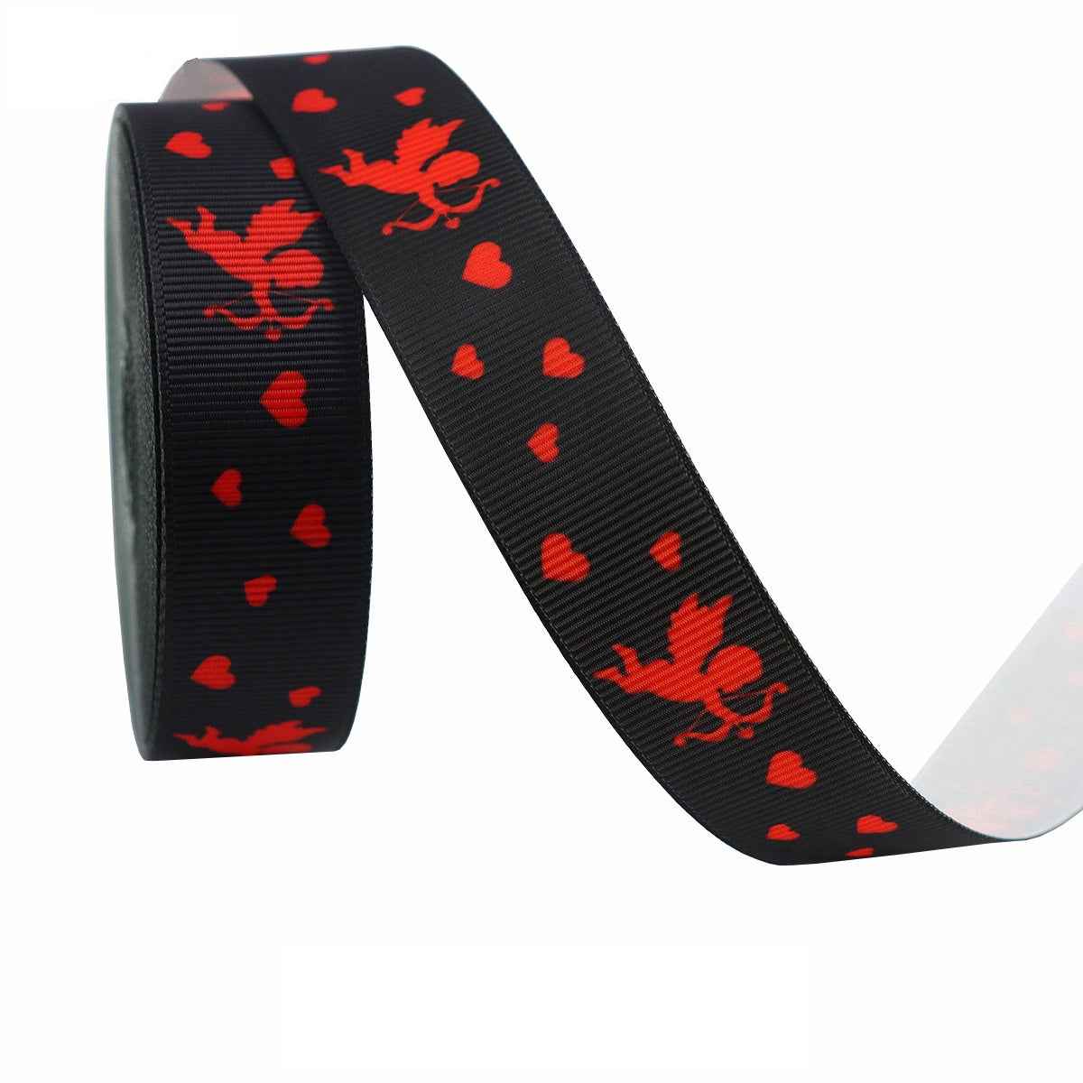 22mm Valentine's Day Themed Ribbon 12 Pack 60 Yards - Lots of Buttons