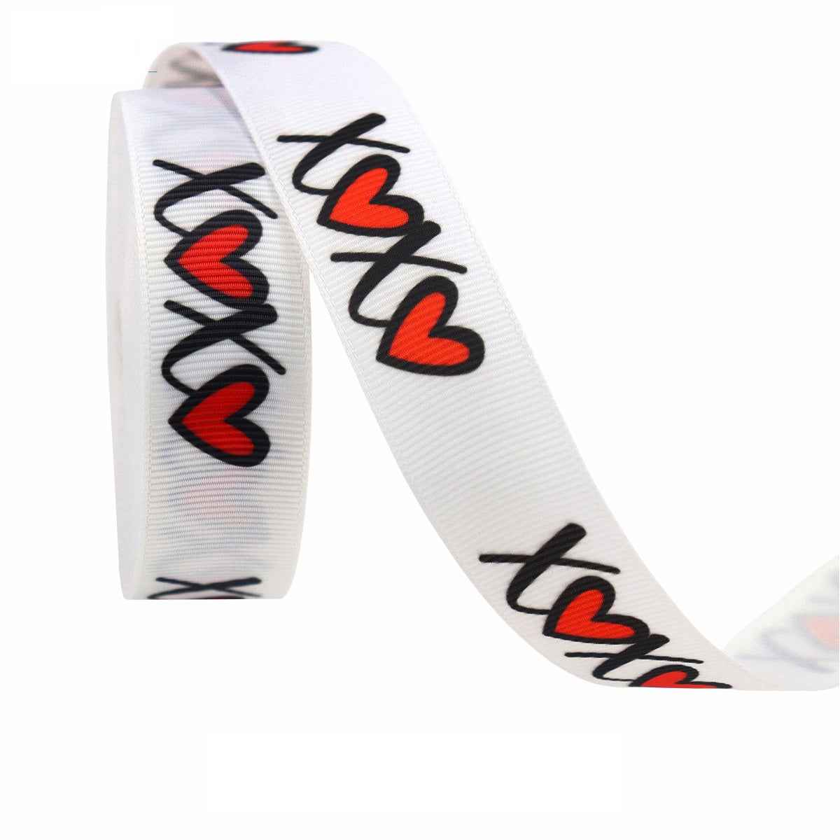 22mm Valentine's Day Themed Ribbon 12 Pack 60 Yards - Lots of Buttons