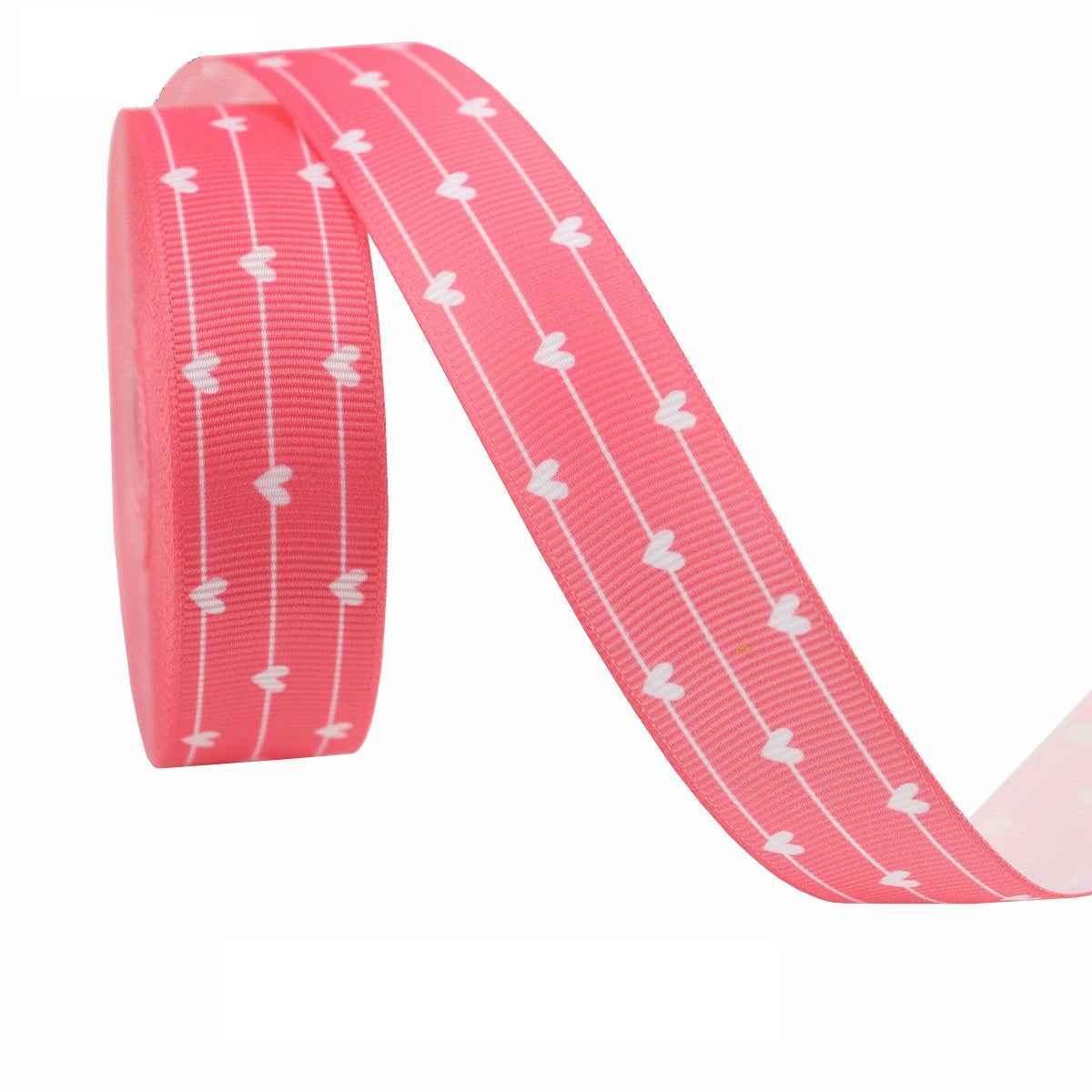 22mm Valentine's Day Themed Ribbon 12 Pack 60 Yards - Lots of Buttons