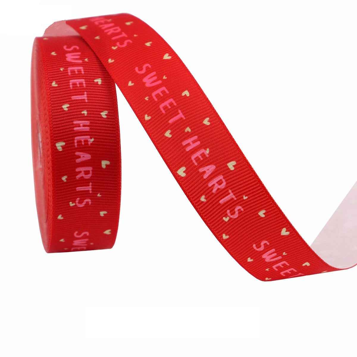 22mm Valentine's Day Themed Ribbon 12 Pack 60 Yards - Lots of Buttons