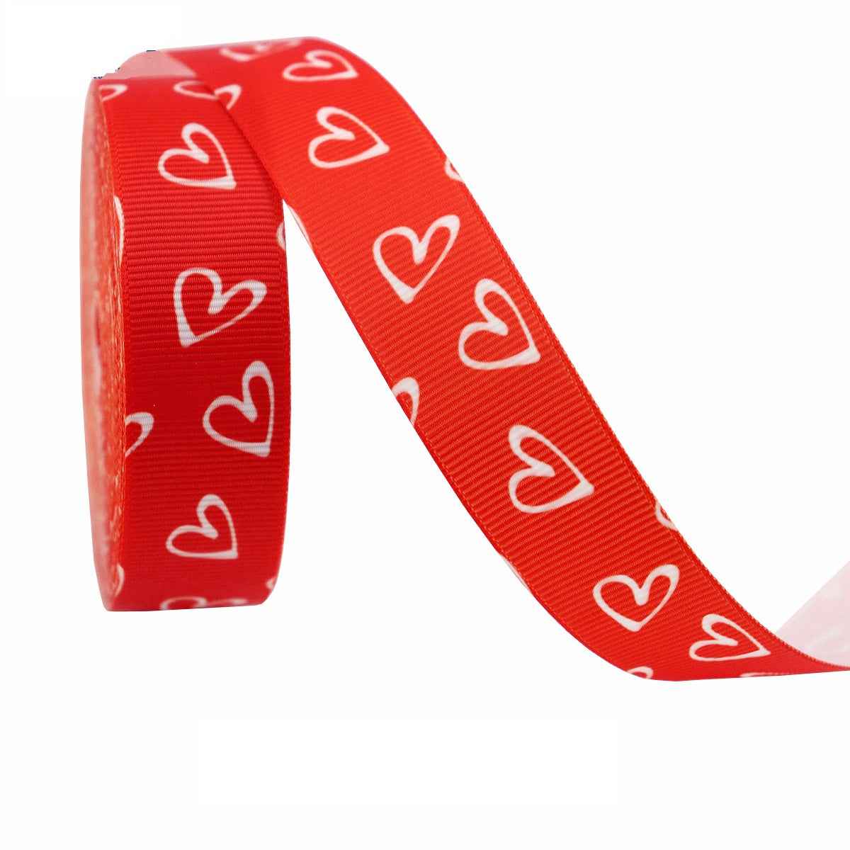 22mm Valentine's Day Themed Ribbon 12 Pack 60 Yards - Lots of Buttons