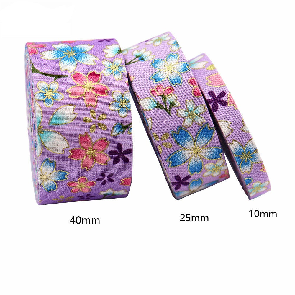 10mm/25mm/40mm Japansk Stil Sakura Vannbølgebånd 8 Pakke
