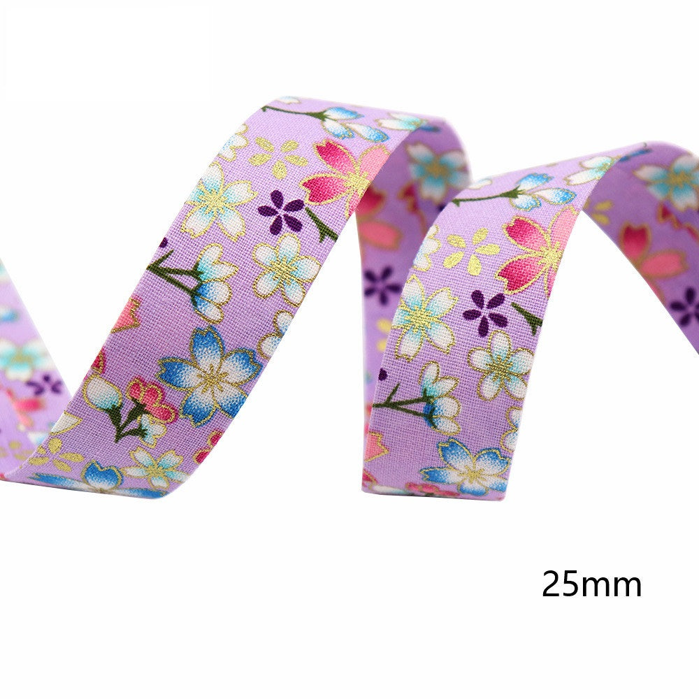10mm/25mm/40mm Japansk Stil Sakura Vannbølgebånd 8 Pakke