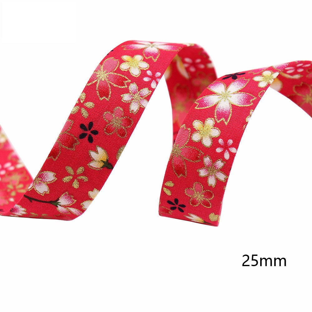 10mm/25mm/40mm Japansk Stil Sakura Vannbølgebånd 8 Pakke