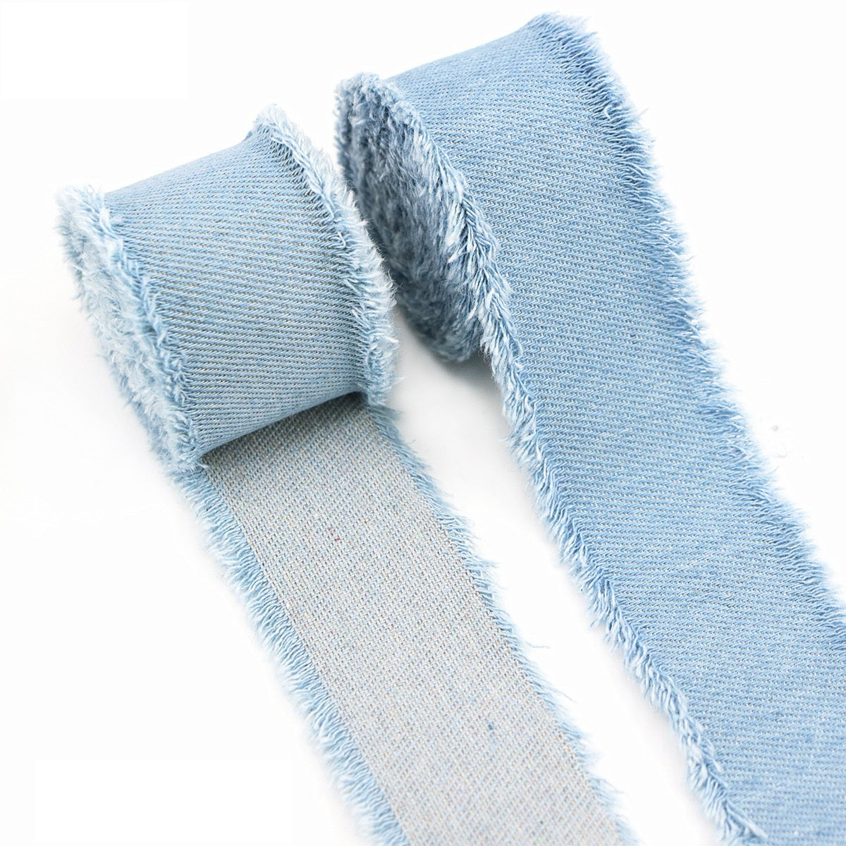 3/4/5cm Vaalea ja Tumma Denim Naru 9 Pakkaus